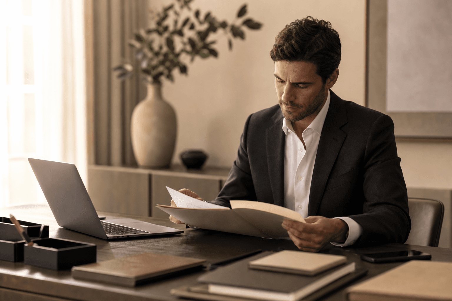 A finance team reviewing close progress and reconciliation on a laptop