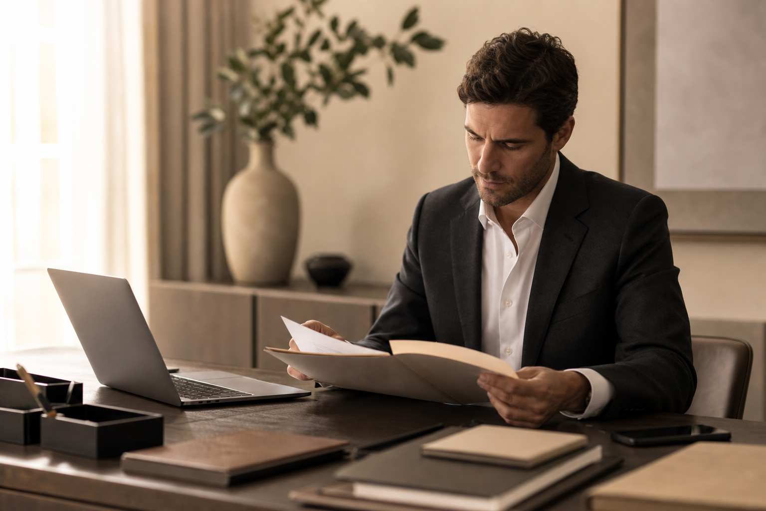 A finance team reviewing close progress and reconciliation on a laptop